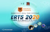 WELCOME ADDRESS - ERTS 2020 Programme.pdf · 11:15 Th.1.A Agile Process Th1.A Formal Verification Th.1.C Scheduling Verification 12:45 Lunch (Caravelle Room, level 0) 14:00 Th.2.A