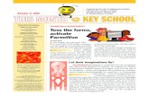 Dr. Marjorie Myers, Principa THISMONTH @KEY SCHOOL€¦ · Toss the forms, activate ParentVue INFORMATION & ANNOUNCEMENTS ... A complete project consists of the student’s work of
