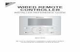WIRED REMOTE CONTROLLER · 2020-08-07 · Installer reference guide BRC1E53 3 4P419250-1 – 2015.10 Safety Precautions CAUTION To avoid leakage and electric shock due to entry of