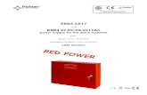 v.1.0 EN54 27,6V/2A/2x17Ah · 2016-08-22 · EN54-2A17 RED POWER 6 3. Functional requirements of the PSU. The buffer power supply for fire alarm systems has been designed in accordance