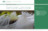 Plastic bags - the Single Use Carrier Bag Charge...COVID-19 - changes to online grocery delivery charges From 21 March 2020, shops will not have to charge for bags used in onlin e