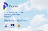 NYSE American: TEUM Company Overview · 2019-05-23 · Reaping Benefits of Recent Corporate Turnaround •Restructuring Highlights - Creates Fundamental Financial Stability •New