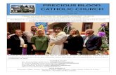 PRECIOUS BLOOD CATHOLIC CHURCH · 2019-01-13 · PRECIOUS BLOOD CATHOLIC CHURCH 3306 Fenmore Street, Owensboro, KY 42301 Website: Precious-blood.net 270-684-6888 Our Mission: We are