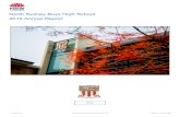 North Sydney Boys High School 2019 Annual Report · 2020-05-31 · Introduction The Annual Report for 2019 is provided to the community of North Sydney Boys High School as an account