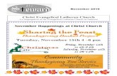 November Happenings at Christ Churchchristlutheranit.org/Stewards/2016 November Steward.pdf · November 2016 November Happenings at Christ Church Tuesday, ... Not so now, fortunately.