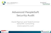 Advanced PeopleSoft Security Audit · 3 SpearMC is a full-service consulting and technology services firm with specific focus on PeopleSoft Financials Our consultants and network