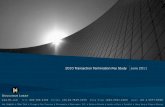 2010 Transaction Termination Fee Study June 2011 · 2013-10-29 · Houlihan Lokey’s 2010 TransactionTermination Fee Study (the “2010 Study”) employs search and screening criteria