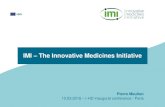 IMI The Innovative Medicines Initiative - i~HD Meulin... · The Innovative Medicines Initiative IMI as a productive public-private partnership for innovative medicines IMI is a magnet