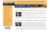 Maryland Fraud Conference 2020 - Wild Apricot... · Maryland Fraud Conference 2020 ... cludes leadership roles in audit, risk management, information technology and corporate investigations