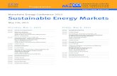 energy conference MACCI 2015 · 2015-04-30 · 14:30 Parallel Sessions II 16:00 Coffee Break 16:30 Parallel Sessions III 18:00 End of first day 19:00 Conference Dinner May 7/8, 2015