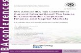 Current International Tax Issues in Cross-Border …...•Future of treaty formed holding companies and Transfer pricing dispute resolution • State aid challenges • Chevron case