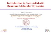 Introduction to Non-Adiabatic Quantum Molecular Dynamics · 2018-11-13 · Introduction to Non-Adiabatic Quantum Molecular Dynamics Lindsay Bassman Aravind Krishnamoorthy, Ken-ichi