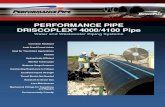 PERFORMANCE PIPE DRISCOPLEX 4000/4100 Pipe...Bulletin PP 501 | October 2017 Page 3 of 9 2017 Chevron Phillips Chemical Company LP Performance Pipe, a division of Chevron Phillips Chemical