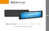 SurfTab xintron i 10.1 3G - TrekStor · The TrekStor SurfTab xintron i 10.1 3G is a tablet with 10.1-inch multi-touch screen for surfing the Internet, using apps and playing music,