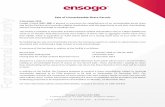 Sale of Unmarketable Share Parcels · Dear Shareholder IMPORTANT NOTICE - Sale of your Unmarketable Parcel of Ensogo Limited shares I am writing to advise you that Ensogo Limited