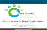 High Performing Buildings Thought Leaders · • Competition manager for the U.S Department of Energy Race to Zero Student Design Competition. • ASHRAE Presidential Elect Advisory