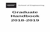 Graduate Handbook 2018-2019 - University of Guelph · engineering graduate courses. In all cases the remaining courses must be acceptable for graduate credit; that is, they must be