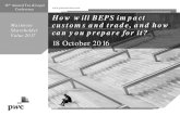 th Annual Tax & Legal How will BEPS … · 2016-10-17 · PwC BEPS project timeline MaximiseShareholder Value 2017 18 October 2016 5 2012 2013 July 2013 2014-2015 The OECD BEPS project