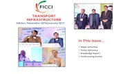 TRANSPORT INFRASTRUCTURE SECTOR - FICCIficci.in/Initiatives/20035/Newsletter-Transport Infrastructure.pdf · The State Government of Haryana is proposing to set up a world class Aerocity
