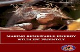 MAKING RENEWABLE ENERGY “WILDLIFE FRIENDLY”defenders.org/sites/default/files/publications/making...Wildlife is working in partnership with the Natural Resources Defense Council