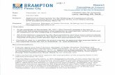 bramptonca Flower City Committee of Council · Property Management Department, dated December 10, 2012, to the Committee of . Council meeting of January 23, 2013, re: Approval to