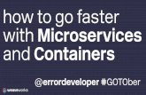 how to go faster with Microservices Containers...it has some microservices so what is this cool app? it’s a socks shop app, it has some microservices (something like 12, or more)