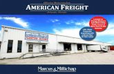 Offering Memorandum AMERICAN FREIGHT · Furniture and Mattress stores for quick liquidation and disbursement of unclaimed freight, cancelled orders, closeouts, overruns and special
