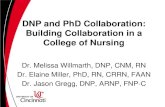 DNP and PhD Collaboration: Building Collaboration in a ...dnpconferenceaudio.s3.amazonaws.com/2012/1Podium... · PhD and DNP students in clinical problem solving • Short paper applying