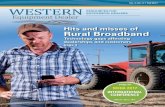 Hits and misses of Rural Broadband · 2017-10-03 · 4 Hits and misses of Rural Broadband Technology gaps affecting dealerships and customers by Eric Wareham IN THIS ISSUE Vol. 2,