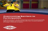 Overcoming Barriers to Participation · Introduction 2 Contents 3 ... Pilates Rowing Rugby Running Sailing Scuba diving Shooting Snowsports Swimming Tennis Tenpin bowling Weights