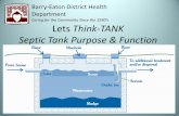 Caring for the Community Since the 1930’s Lets Think-TANK ... Forms/Septic... · riser lid extends to the ground surface & there is a manhole cover over the septic tank opening.