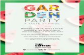 Kick off LGBTQ Pride Week in New York City with The Center ...€¦ · Garden Party is a unique outdoor Pride celebration that kicks off LGBTQ Pride Week in New York City featuring
