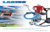 Larius Industrial Technology Solutions...MODEL RATIO AIR PRESSURE SUPPLY MAX. SUPPLY PRODUCT FLOW RATE L/M C.C. CYCLE Nova 45:1 Max. 7 bar 270 bar 14 l/m 230 60:1 Max. 7 bar 360 bar