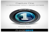 Capture One 7.2.2 Release Noteskpyours.ipdisk.co.kr/publist/VOL1/captureone/software/CaptureOne7.… · Capture One 7 is a raw converter and workflow software which enables photographers