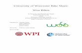 University of Worcester Bike Share: Woo Bikes · 2018-12-13 · and the Nesta Foundation. That program, known as “Woo Bikes,” has now blossomed into a successful program with