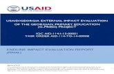 USAID/GEORGIA EXTERNAL IMPACT EVALUATION OF THE …2 . usaid/georgia external impact evaluation of the georgian primary education (g-pried) project . endline impact evaluation report