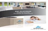 ESP PLATINUM - Yellowpages.com · 2018-04-30 · the game for comfort levels. In fact, thanks to advanced technology, ESP Platinum can heat and cool faster when compared to conventional