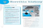 7 Horrible history historory … · 7 Horrible history | Grammar 41 4 Write the missing words in the second sentence so it means the same as the ﬁ rst sentence. 1 Tennis became