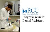 Program Review: Dental Assistant...Whybecome a Dental Assistant? •Field has been projected to expand by 18% by 2024•Dental assistants enjoy exciting, varied assignments, steady