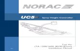 Spray Height Controller - NORAC Systems · 2017-02-28 · M02 UC5-BC-TA01-INST MANUAL INSTALLATION UC5 TOP AIR (TA 1200 / 1600, 80 / 90 BOOM) 1 P01 106034 UC5 NETWORK 2 PIN PLUG 4