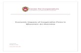 Economic Impacts of Cooperative Firms in Wisconsin: An ... · Wisconsin Cooperatives: Direct Economic Activity incorporated in Wisconsin A final list of 773 active cooperative entities,