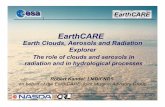 Explorer EarthCARE · Global mean radiative forcing of the climate system for the year 2000, relative to 1750 Importance, uncertainties and understanding of EXTERNAL FACTORS forcing