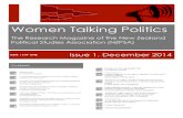 Women Talking Politics - WordPress.com · women stepping into the limelight, than the identity politics of third wave feminism reminded us that without inclusive critical reflection,