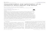 Characterization and optimization of an ultrasonic piezo ... advantages for SHM applications. In thin-walled