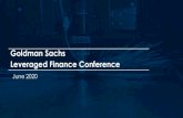 Goldman Sachs Leveraged Finance Conference...Goldman Sachs Leveraged Finance Conference ... The Company cautions that any such forward-looking statements are not guarantees of future