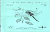 Journal of the British Dragonfly Society€¦ · Early in May emergers were well inside the marginal Common Cotton-Sedge, Eriophorum angustifolium, but during the prolonged fine weather