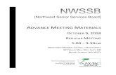 [Northwest Senior Services Board] · [Northwest Senior Services Board] ADVANCE MEETING MATERIALS OCTOBER 9, 2018 REGULAR MEETING 1:00 – 3:30PM NORTHWEST REGIONAL COUNCIL – SKAGIT