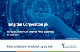 Tungsten Network - RESULTS FOR THE YEAR …...accelerating growth in outstandings reflects major progress on products, partnerships and sales Brand recognition and MQLs increased New