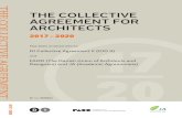 THE COLLECTIVE AGREEMENT FOR ARCHITECTS · The collective agreement’s provisions on working hours, extra hours and overtime, cf. clause 5, ... to negotiation between the organisations.