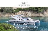 A whole new Class of Yachts · luxury yachts. Today they produce high-end yachts in different sizes and layouts that use the SILENT System to provide and manage the solar energy needed